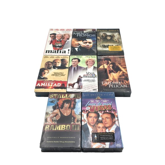 Lot of 15 French Movie VHS Tapes Drama Action Thriller | New Sealed | Français - Picture 4 of 5
